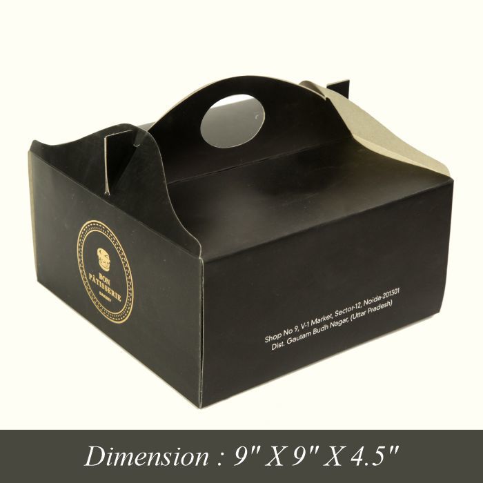 Cake Boxes - Cardboard Various Sizes Brown Color | Glossy Finish Bulk Quantity Offset Printing