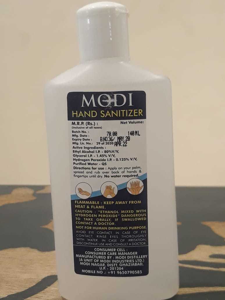 Transparent Hand Sanitiser