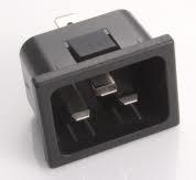 ELCOM EMI-18, Snap Mount Socket 16A (Male)
