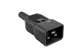ELCOM EMI-48, Cable Mount Plug 16A, (Male), IEC C-20