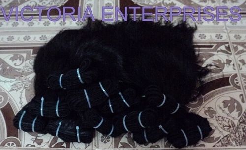 Short Machine Weft Remy Hair