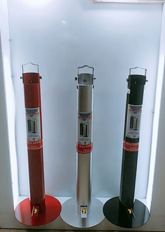 Pedal Driven Sanitizing Equipment
