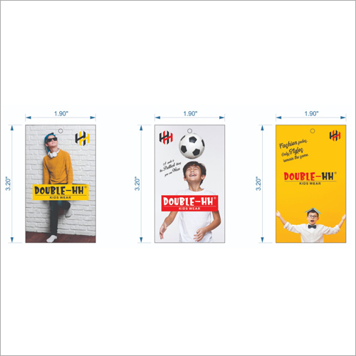 मल्टीकलर पेपर गारमेंट टैग