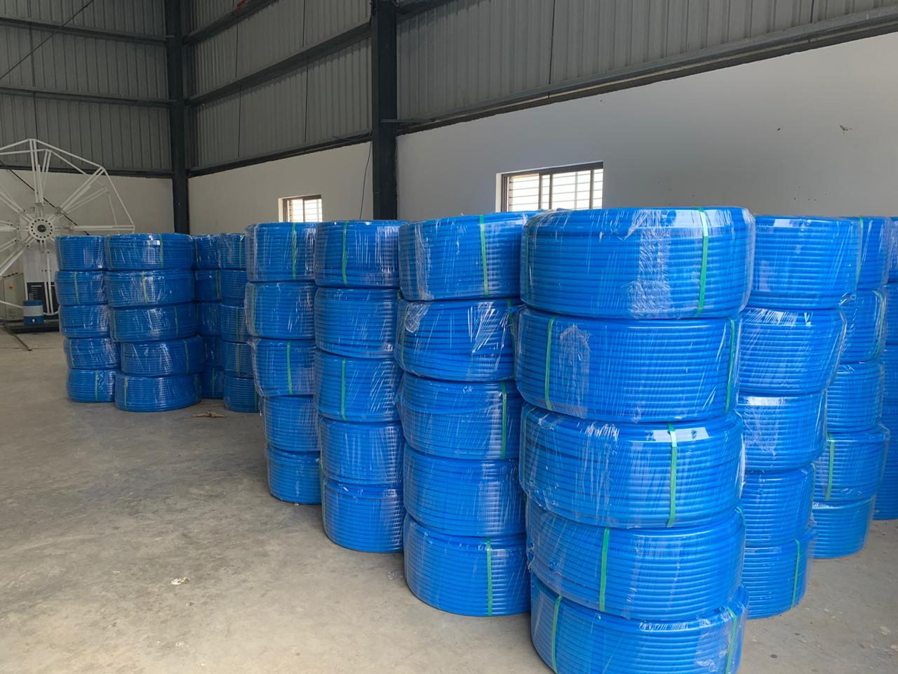Mdpe Pipes - 20 Mm Outer Diameter, 300 Mtr Length, Blue Color | Tough Medium-density Polyethylene, Socket Joint, 5 Year Warranty
