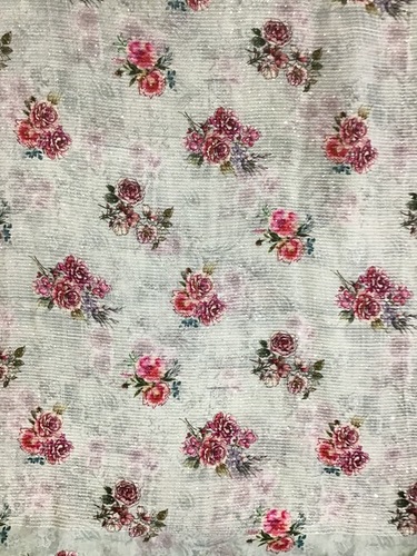 Dobby Georgette Digital Print Fabric