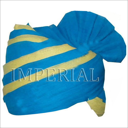 कॉटन डिजाइनर डबल कलर पगरी और फेटा