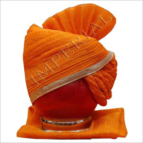 डोरिया जोधपुरी केसरिया पारंपरिक दूल्हा पगरी