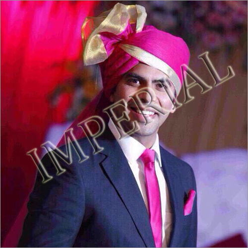 पेस्टल बाराती पगड़ी