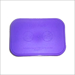 बैंगनी प्लास्टिक साबुन कंटेनर