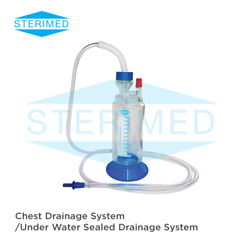 Transparent Chest Drainage System / Under Water Sealed Drainage System