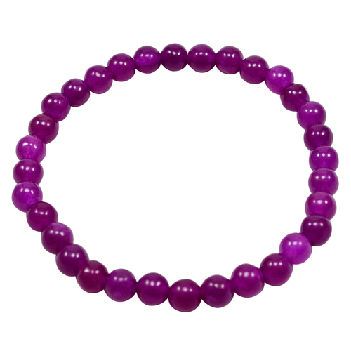 स्टोन पर्पल क्वार्ट्ज बीडेड ब्रेसलेट Pg-156716