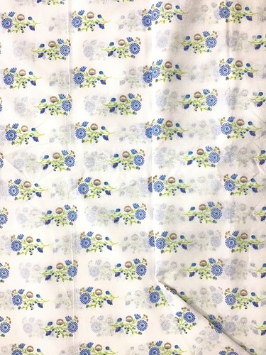 Multi Colour Cotton Foil Print Fabric