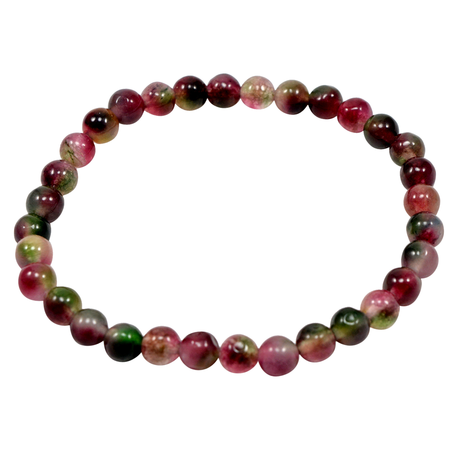Stone Tourmaline Quartz Beaded Bracelet Pg-156717