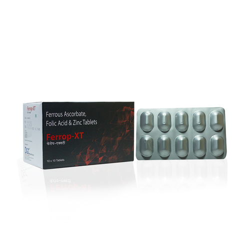 FERROUS ASCORBATE EQ TO ELEMENTAL IRON 100 MG + FOLIC ACID 1.5 MG + ZINC SULPHATE + VITAMIN D3 + VITAMIN B12