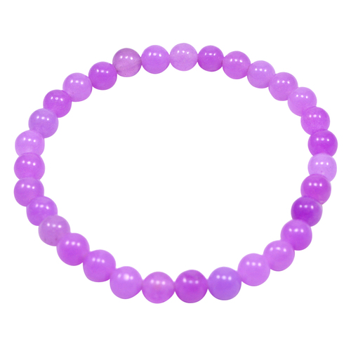 स्टोन पर्पल क्वार्ट्ज बीडेड ब्रेसलेट Pg-156721