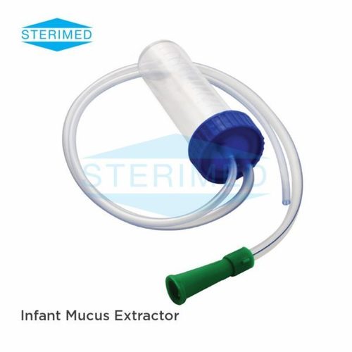 Mucus Extractor - Medical Grade PVC, Universal Size, Transparent | Non-Toxic, Atraumatic Intubation Tip, Visual Chamber, Funnel Connector