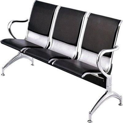 Ss Three Waiting Seater - Extruded Aluminum & Cold Rolled Steel, Durable Leg - Ergonomic Armrest, Space Saving Design, Rust Proof Finish
