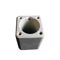 व्हाइट सिरेमिक स्क्वायर बॉडी