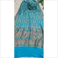 शिफॉन हैंडलूम खड्डी शुद्ध बंधेज तिलफी पटोला साड़ी