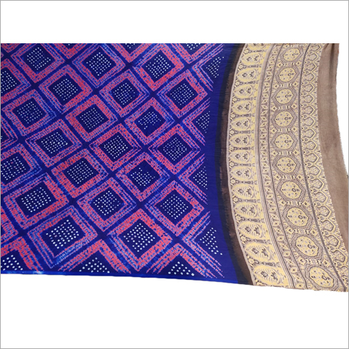 Modal Silk Pure Ajrak Print Bandhej Dupatta Decoration Material: Cloths