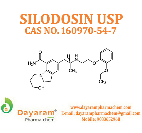 Silodosin - 99% Purity, Medicine Grade Liquid | Cas No: 106133-20-4, Improves Urination In Men With Benign Prostatic Hyperplasia
