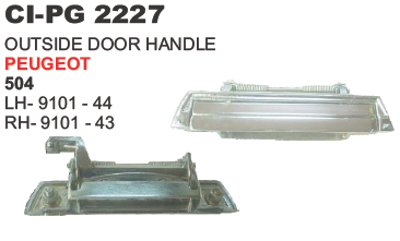 Outside Door Handle Peugeot