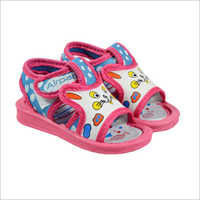 Pink-blue Kids Sky-pink Cat Sandal