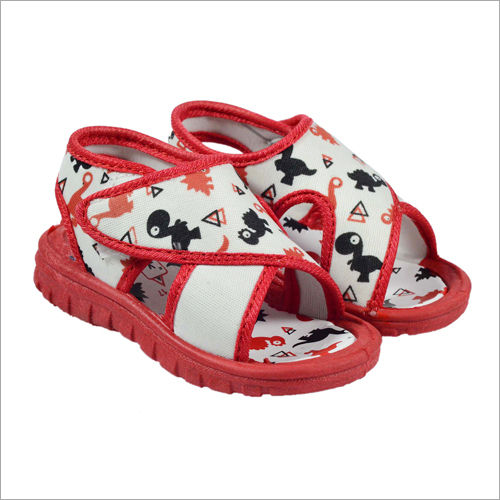 Spring Kids White-red Dino Sandal