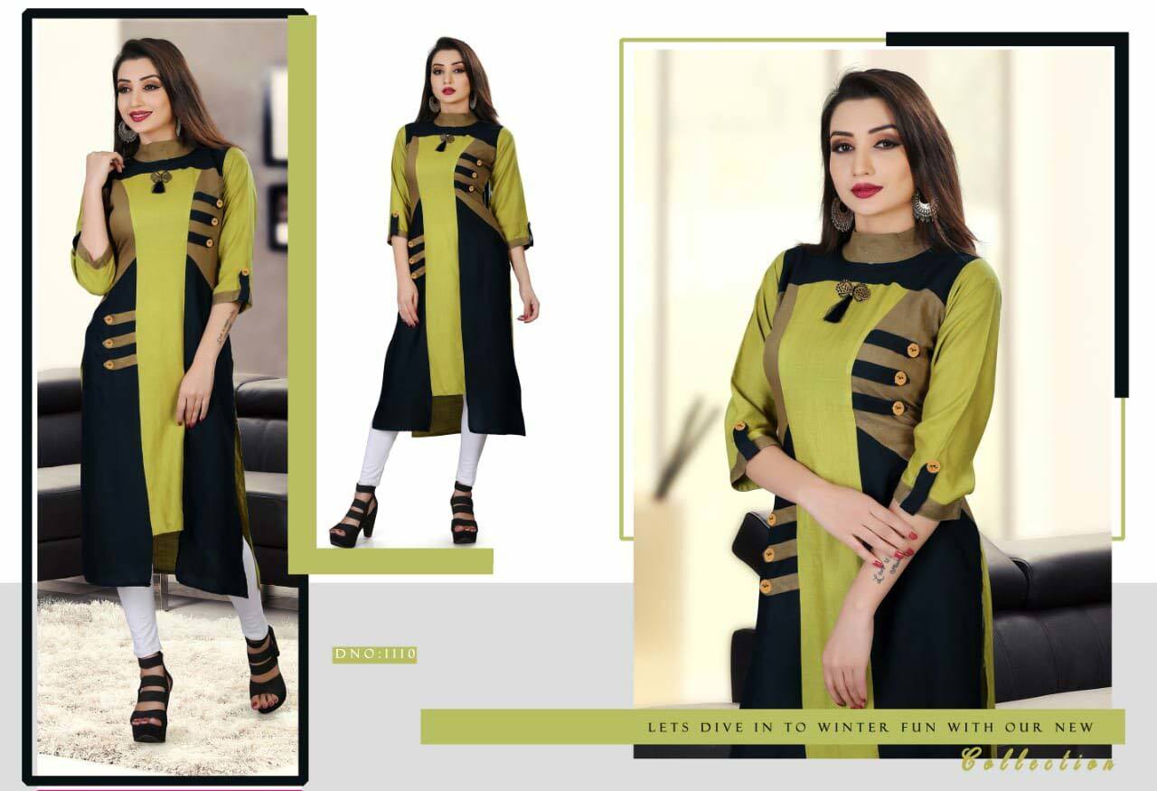 Bhagyashree Tf Designer Plain Daily Wear Kurti - Cotton Blend Fabric, Sizes M(38), L(40), Xl(42), Xxl(44) | Ideal For Rainy, Spring, Summer, And Winter Seasons