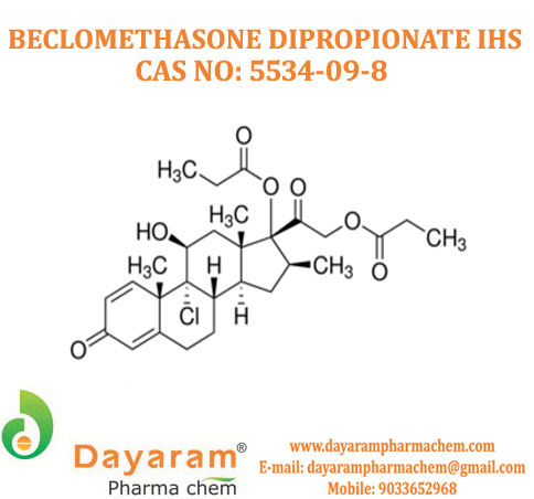 Beclomethasone Dipropionate Cas No: 5534-09-8