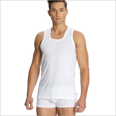 Mens Vest - Cotton Fabric, Plain Pattern, Available In Multiple Sizes & Colors