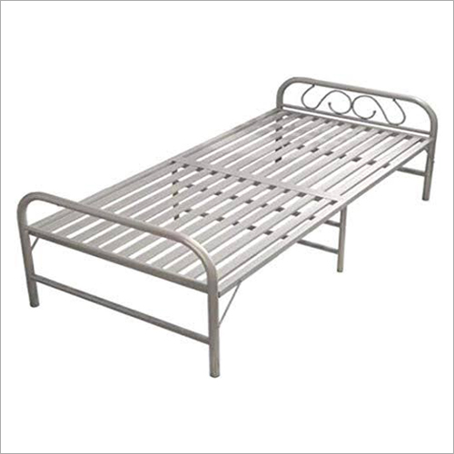 स्टेनलेस स्टील सिंगल बेड