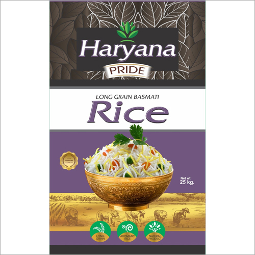 Basmati Rice Printed Packaging Pouch