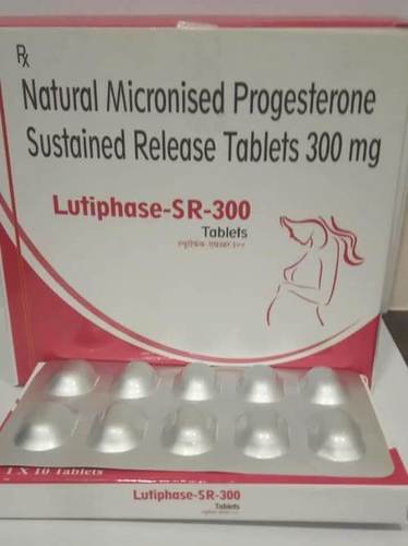 Progesterone 300 Mg Sr Tablets Recommended For: Menopause