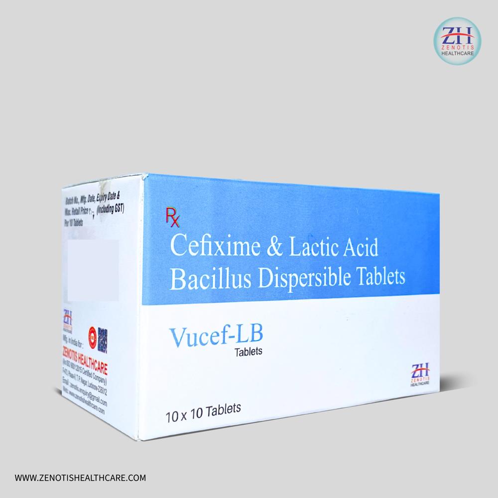 लैक्टिक एसिड बेसिलस विशिष्ट दवा के साथ सेफ़िक्साइम 200mg