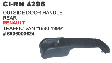 Outside Door Handle Rear Renault