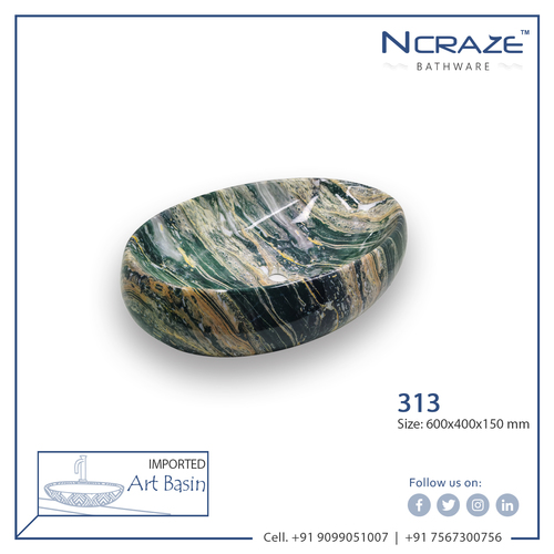 Decorative Oval Wash Basin