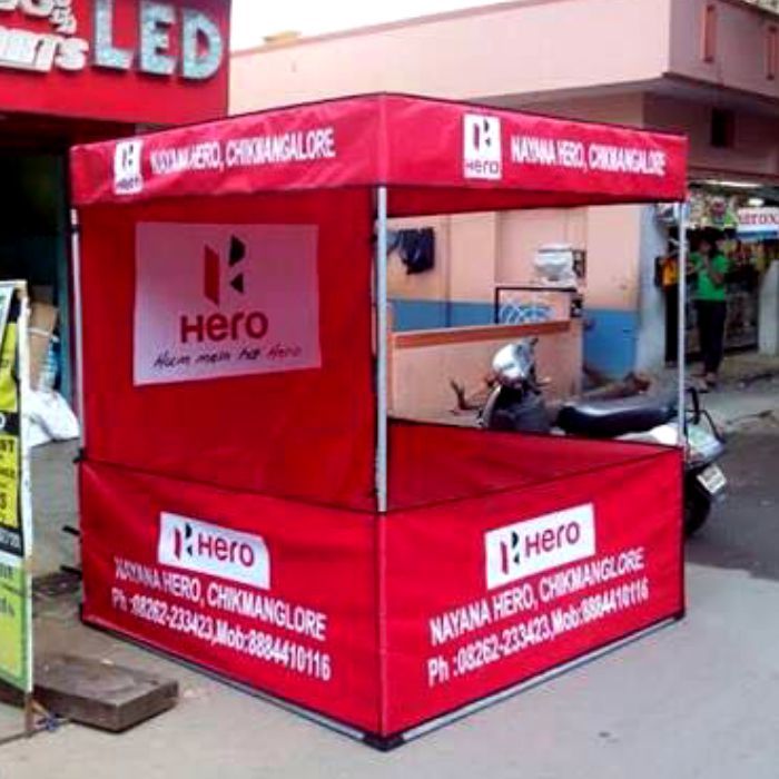 Canopy Flex Printing - Aluminum, 10ft X 10ft, Full Color Dye Sublimation | Includes Carrying Case & Stakes