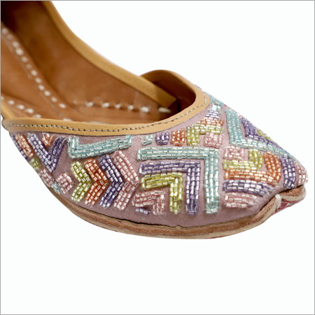 Multi Color Bead Work Jutti