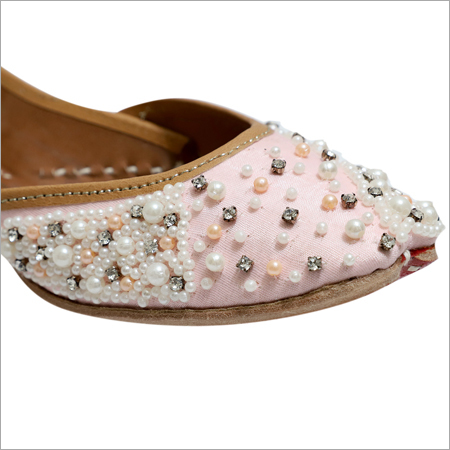 Bead And Stone Work Jutti