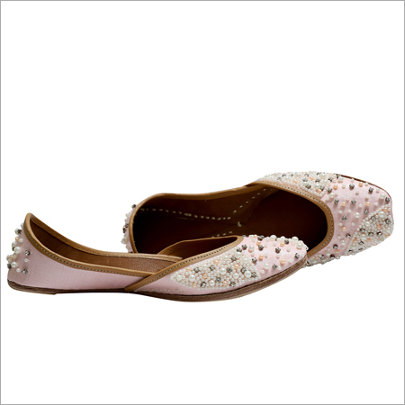 Bead And Stone Work Jutti