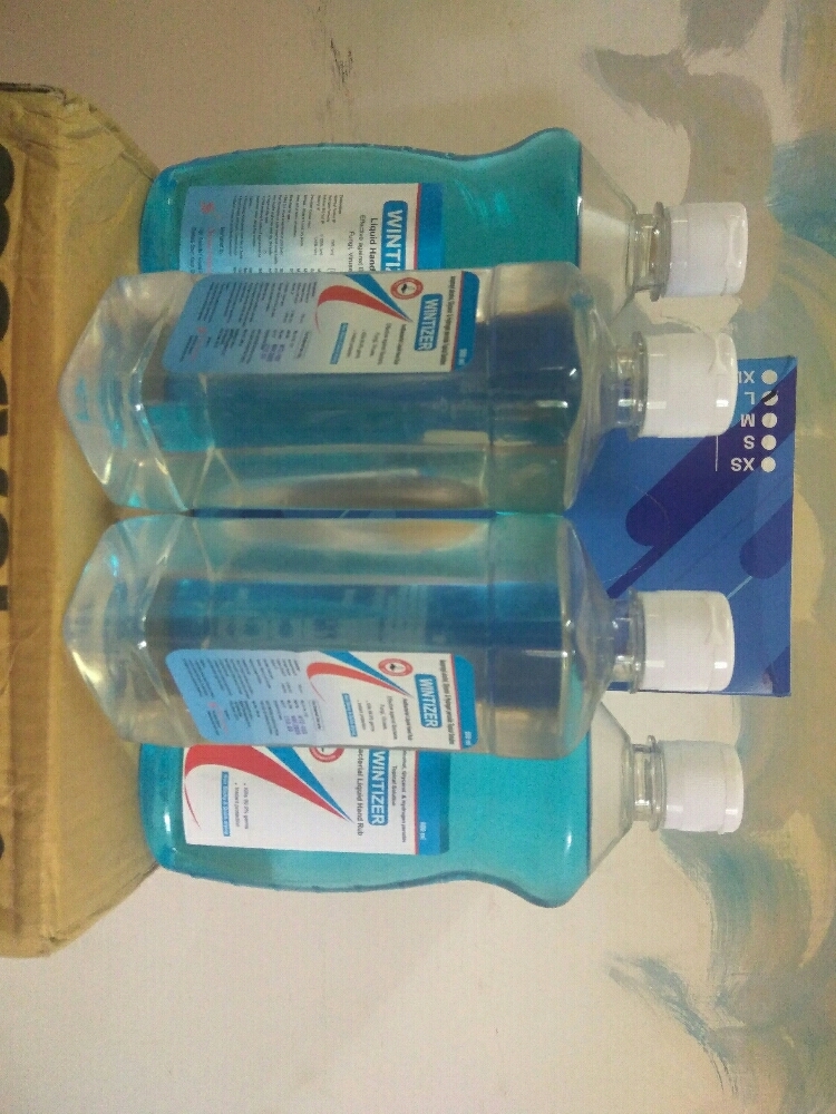 Hand Sanitizer - Alcohol 70%-75%, 100/200/250/500 Ml Bottle & 1/5 Liter Can | Ayurvedic Protection, Highly Moisturized Gel, Unisex, White