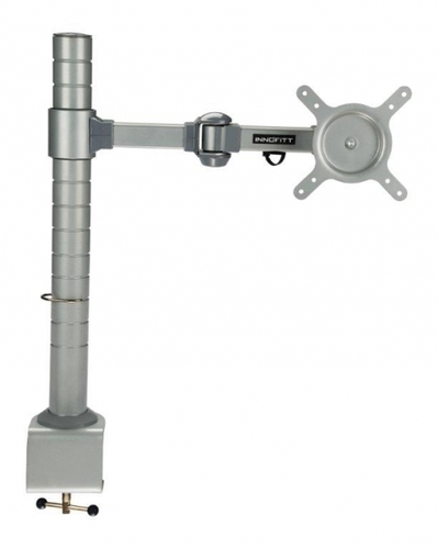 LCD / LED Table Mount Single Monitor Arm - Single Screen Clamp