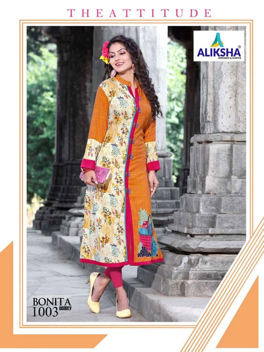 Bonita Beauty - 14 Kg Rayon Slub Kurtis, Sizes M To 3xl, Ready To Ship For All Seasons