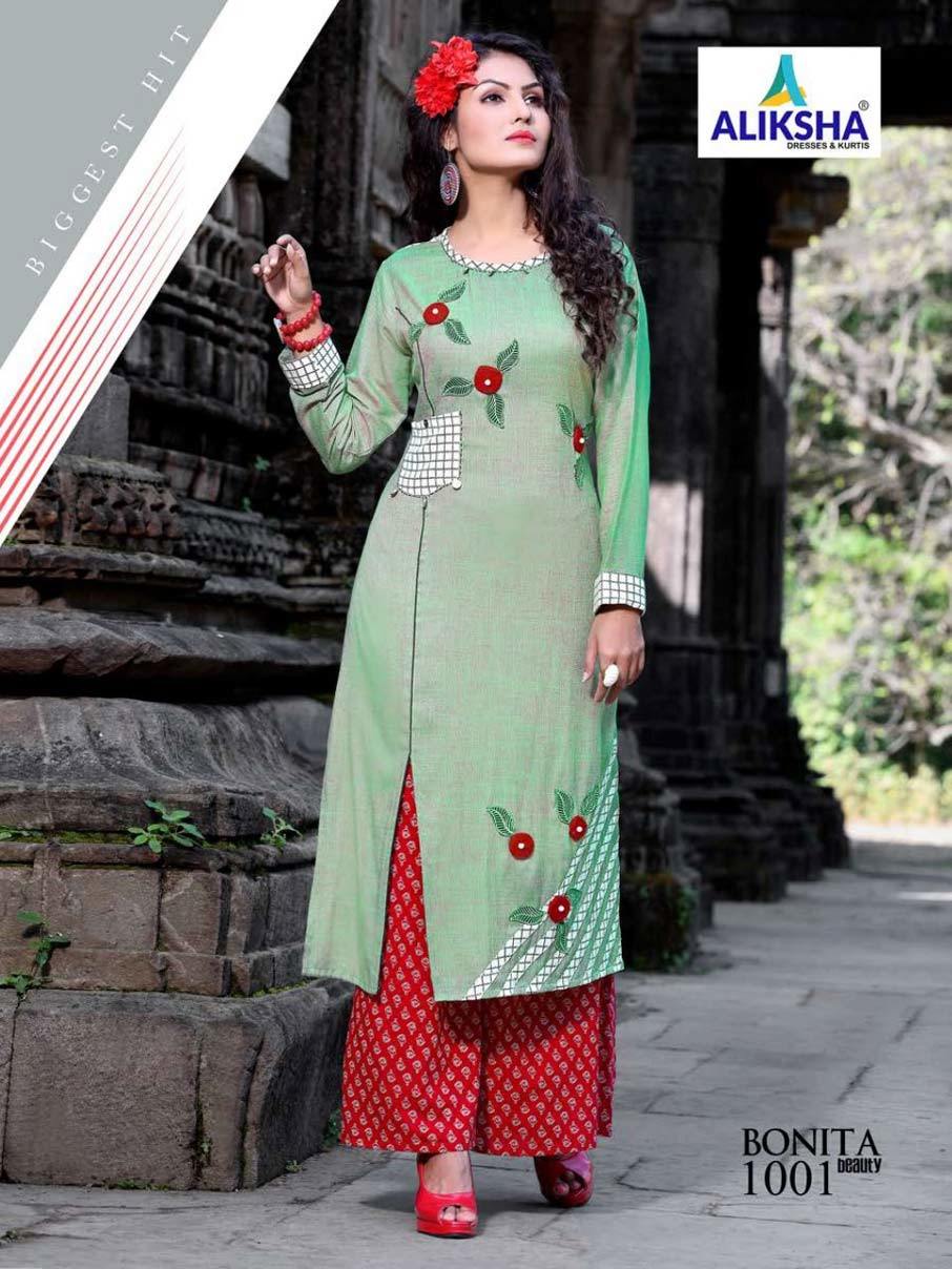 Bonita Beauty - 14 Kg Rayon Slub Kurtis, Sizes M To 3xl, Ready To Ship For All Seasons