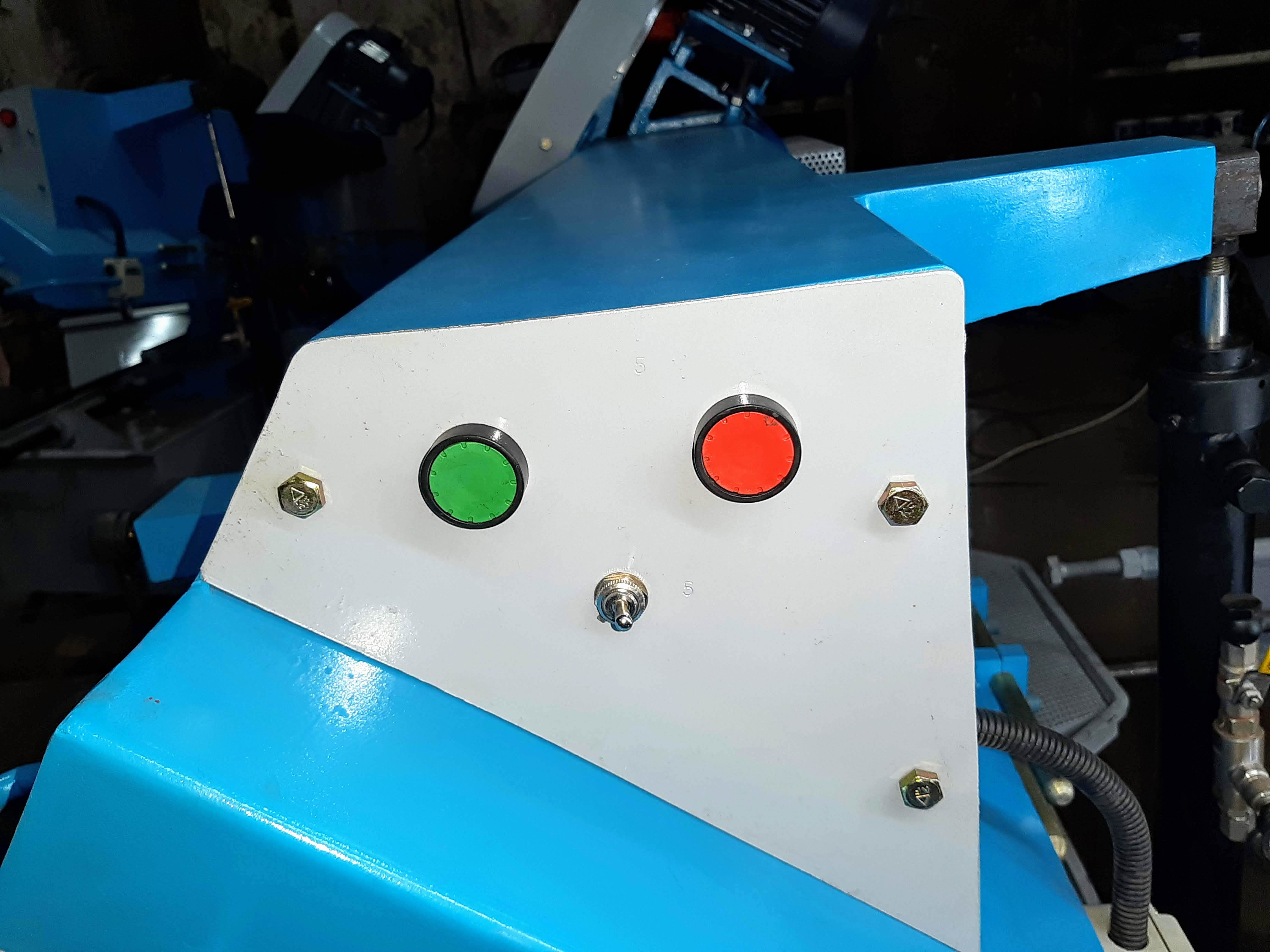 Bandsaw Cutting Machine (300mm) - 300 Mm Cutting Capacity, Dimensions: 1800 X 700 X 1350 Mm, Color: Blue & Grey, 2.0 Hp Motor, Water Cooling System, 3-year Warranty, Semi-automatic Function