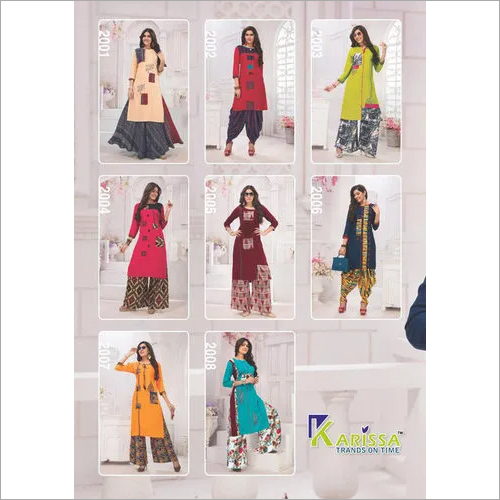 Spring Butterfly Karissa Manual Thread Work Rayon Kurti