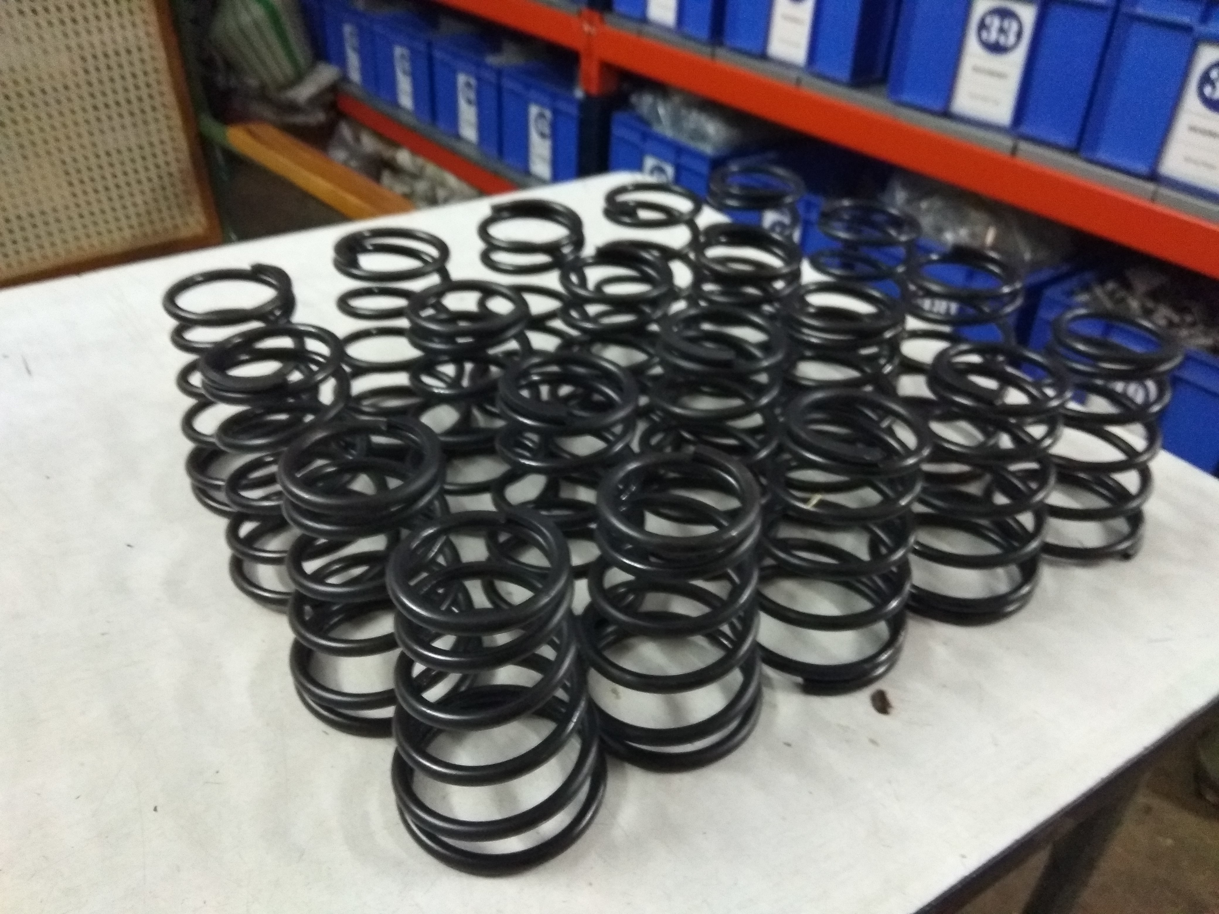 Conical Springs - 100mm Length, 6 Coils, 6mm Size, Small Id 42, 250gram Weight | High Resilience, Load Capacity, Space Saving, Vibration Damping, Stable Support