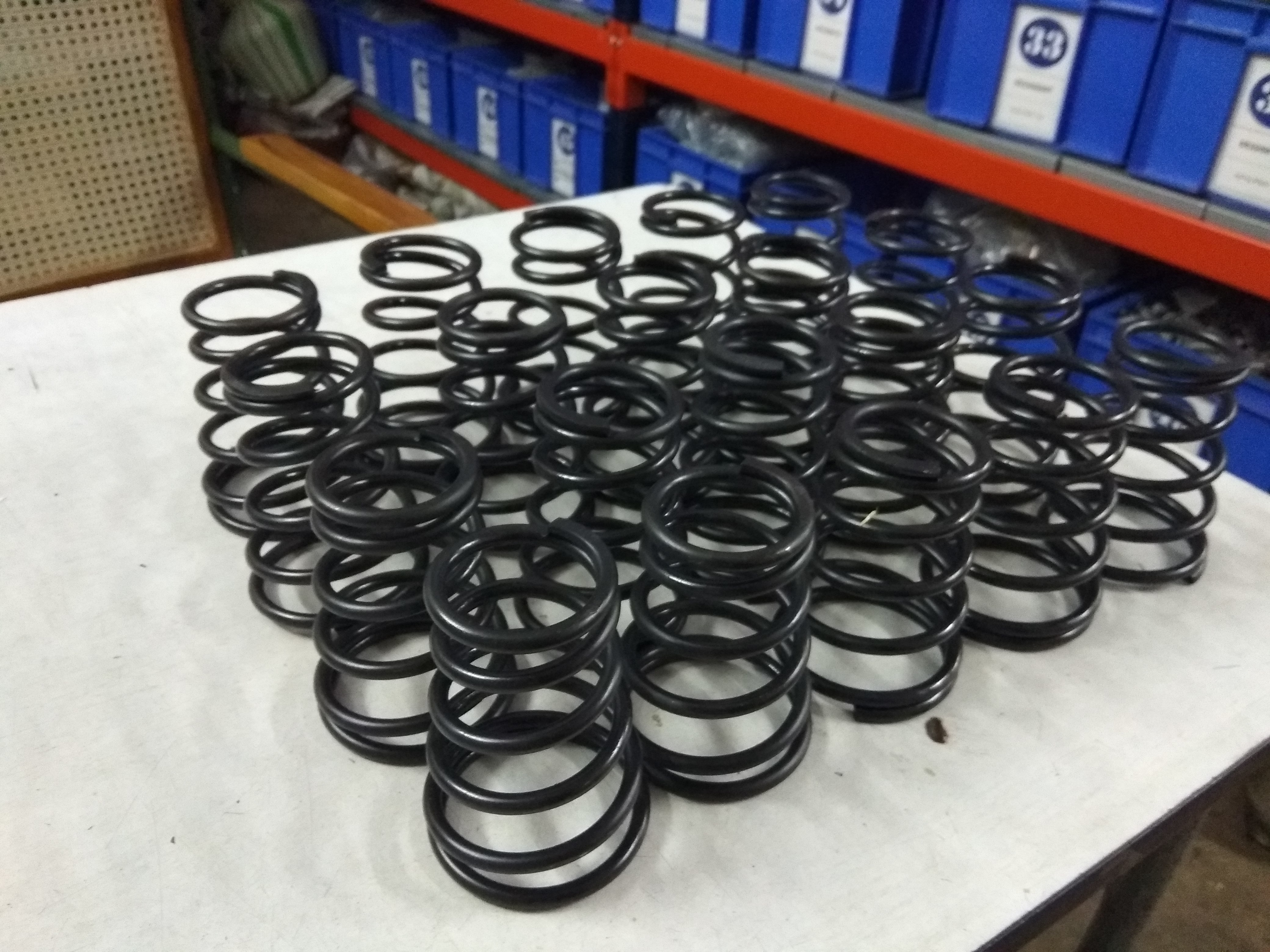 Conical Springs - 100mm Length, 6 Coils, 6mm Size, Small Id 42, 250gram Weight | High Resilience, Load Capacity, Space Saving, Vibration Damping, Stable Support