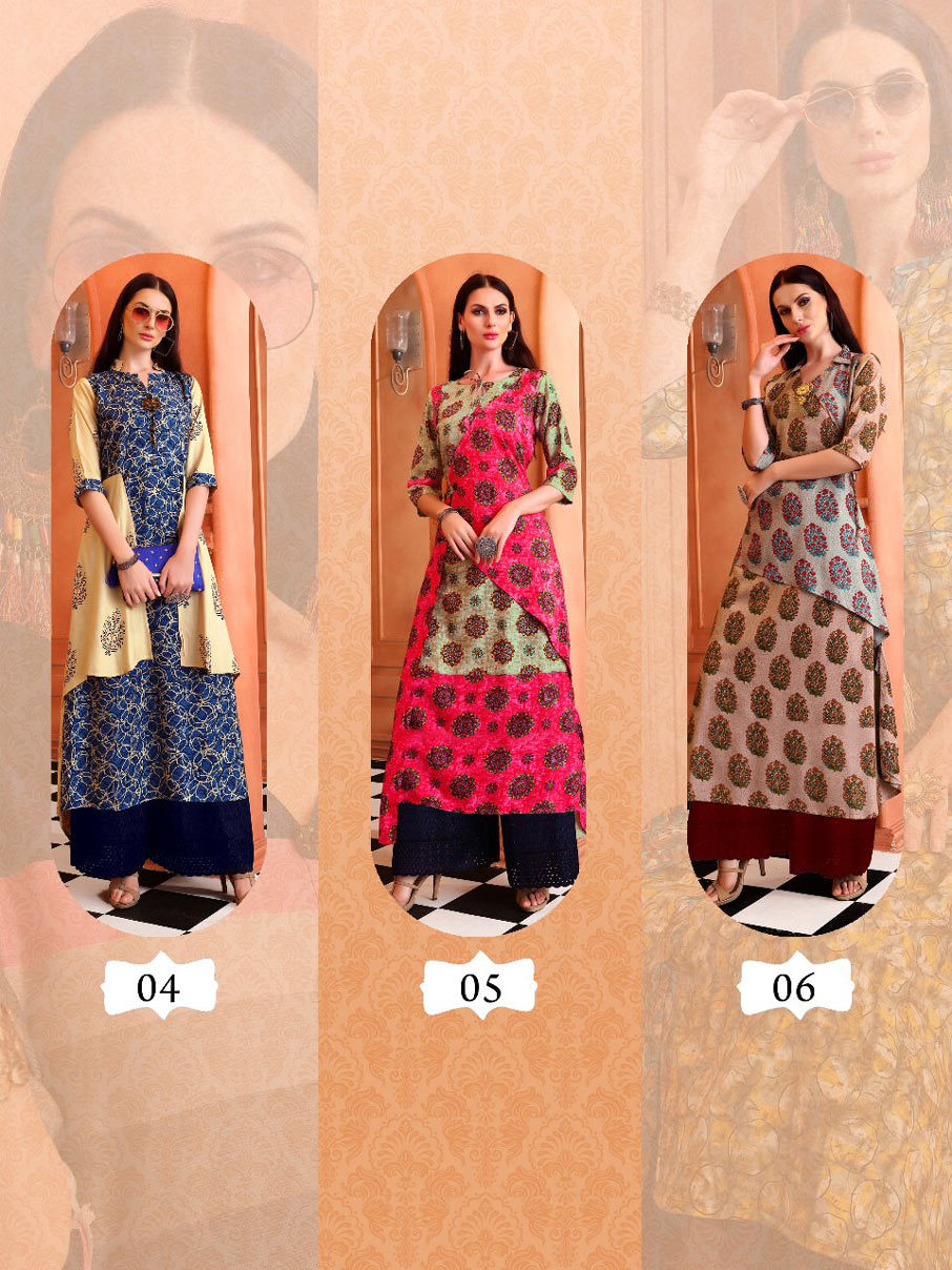 Winter Cadbury Vol-1 Kriyansh Textiles Rayon Print Kurtis